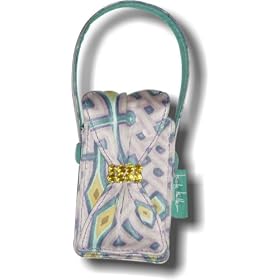 Nicole Miller Universal Cell Phone Case with rhinestone pinch flap and handstrap by Prima Cases