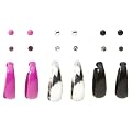 Xhilaration&reg; Hoop & Stud Earring Jewelry Set - Black/Pink/Silvertone