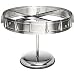 San Jamar CK6016P Stainless Steel 16 Clip Check Wheel with Pedestal, 18-1/2" Diameter x 14-1/4" Height