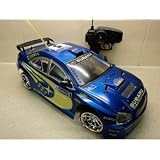 SUBAPU CAR SUBARU IMPREZA STYLE RADIO REMOTE CONTROL CAR 20MPH SPEED 1/10 BLUE