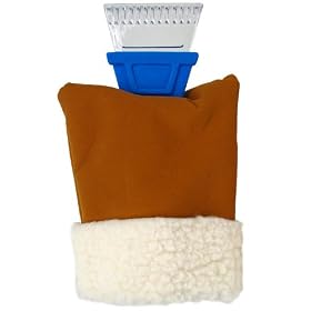 Mitted Ice Scraper – Keeps Your Hand Warm While Scraping