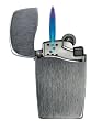 ZIPPO BLU Gas-Lighter VERTICAL CHROME