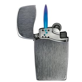 Zippo Blu Vertical Chrome Lighter: Sports &amp; Outdoors