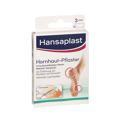 HANSAPLAST Hornhautpflaster 3 St Pflaster