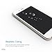 Gpel Screen Protector for iPhone 6 / 6s Premium Quality Japanese Nippon Asahi Real Tempered Glass, HD Clear, Full Cover (White)
