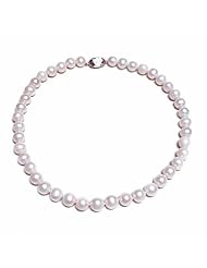 10-11mm White Freshwater Cultured AA+ Quality Pearl Necklace, 18"