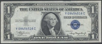 $1 U.S. Silver Certificate -Group of 10-- 1957 0r 1935 Series Choice Uncirculated Notes-image