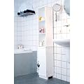 MDF Badschrank, Hochschrank, Badregal, Wandregal, Schrank in Wei�