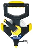 Empire Level 6711 Standard Open Real Fiberglass Measuring Tape 100-Feet by 1/2-Inch, Inch and Metric