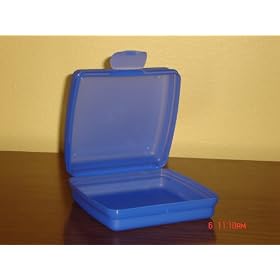 Tupperware Sandwich Keeper Set of 2 Blue by Tupperware