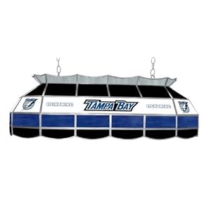 Trademark NHL Tampa Bay Lightening Stained Glass 40-inch Lighting Fixture