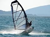 Wallmonkeys Peel and Stick Wall Decals - Windsurfer - Removable Graphic