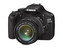 Canon EOS 550D SLR-Digitalkamera (18 Megapixel, LiveView) Kit inkl. EF-S 18-55mm 1:3,5-5,6 IS II Objektiv (bildstabilisiert)