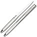 Silver Colored Ink Pen Knife with Straight Blade