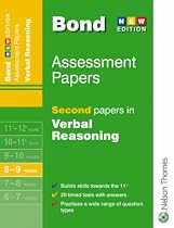 Bond Second Papers in Verbal Reasoning: 8-9 Years (Bond Assessment Papers)