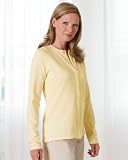 Devon & Jones Pink Stretch Jersey Long-Sleeve Cardigan. DP170W