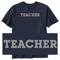 T-Shirt Navy Blue " Teacher " Occupations