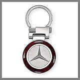 Mercedes Benz Burl Wood Key Chain