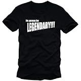 coole-fun-t-shirts Herren t-shirt How I met your mother - Its gonna be LEGENDARY !!! - SHIRT  schwarz/weiss , GR.Mvon "Coole-Fun-T-Shirts"