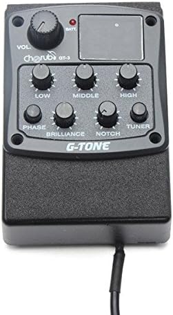 Cherub G-Tone 3-Band EQ Equalizer Acoustic Guitar Preamp Pickup Tuner