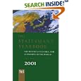 The Statesman's Yearbook 2001: The Politics, Cultures, and Economies of the World (Statesman's Year-Book) by Barry Turner