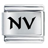 Nv Nevada State Italian Charms Bracelet Link