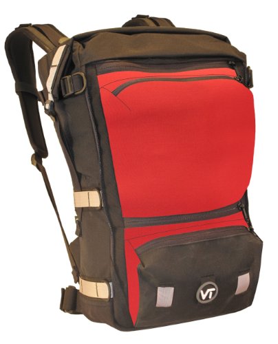 Velo Transit Men's The Edge 40 Waterproof Messenger Bicycle Backpack, Red, Medium On Sale