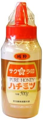 500gX12 this Sakura mark pure honey plastic container
