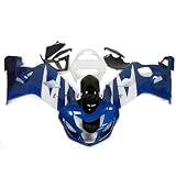 2004-2005 Suzuki GSXR 600 750 Blue White Black Fairing Cowl Complete Kit Set ABS by T-Motorsports