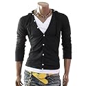 Herrenbekleidung V-NECK langaermeliges Kapuzenshirt (D068)