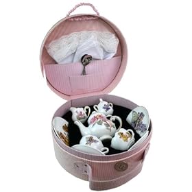 Bespoke Flower Fairies Tea Set In Hatbox