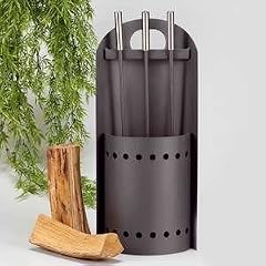 Siena HIE-0589 Kaminbesteck 3-teilig Stahl, pulverbeschichtet