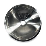 Bathroom Undermount Round Vanity in Satin