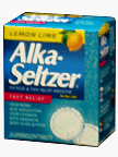 Alka   Seltzer Antacid & Pain Relief Tablets, Lemon Lime   24 Ea