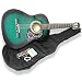 38" Green Guitar with Pick guard with Carrying Bag And Accessories