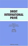 Revue Editions A. Pedone  / Travaux du Comité Français de Droit international privé. Années 1991-1993