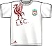 Adidas Liverpool Tee - White/Light Scarlet, Medium