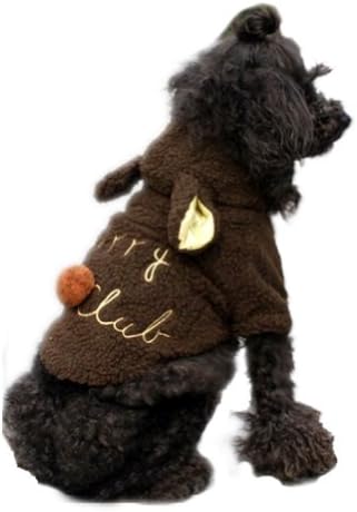 Generic Cats / Dogs Christmas Costumes Pets Jumpsuits Winter Coats Jp#3320 (Lamb costume CHOCOLATE, L)