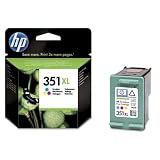 HP No.351XL Tri-Colour Inkjet Print Cartridge with Vivera Inks (CB338EE)