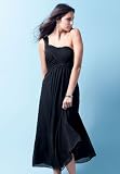 Jessica London Plus Size One Shoulder Asymmetric Dress
