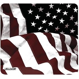 6 Pack of AMERICAN FLAG MOUSE PAD by Allsop