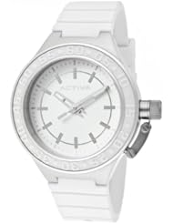 Activa By Invicta Womens AA301-001 White Dial White Polyurethane Watch