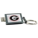 Georgia Bulldogs DataStick Keychain 8 GB USB 2.0 Flash Drive DSK8GB-UGA (Grey)
