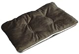 Large 42 Dog Cage Crate Pet Bed Pillow(Charcoal-Colored)