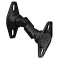 Hama 011238 - Soporte para altavoces de pared, color negro