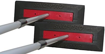 Sno Brum Original Snow Removal Tool with 27 x 46 Telescoping Handle (2 Pack)