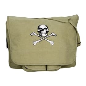 Rothco Stonewashed OD Classic Messenger Bag