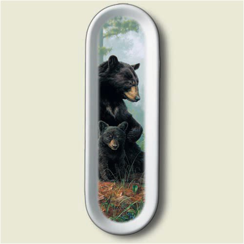 Black Bear Family Spoon Rest