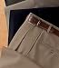 Executive Wool Gabardine Pleated Front Trouser