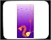 Decorated Mouse Pad with hook, water, fish, dead